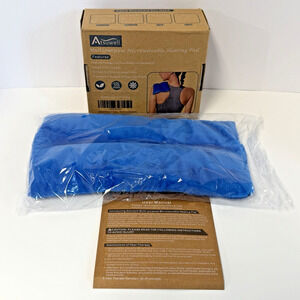 Atsuwell Microwave Heating Pad Rice Moist Heat Cramps Neck Knees Back NEW